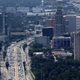 Traffic in Houston a week after Hurricane Harvey in 2017.